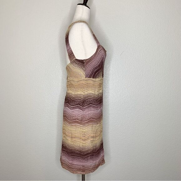 Free People Size 12 All You Ever Wanted Crochet Ombre Bodycon Dress - Picture 7 of 15